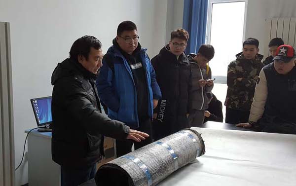 我院开展建筑工程实训技能培训服务工作